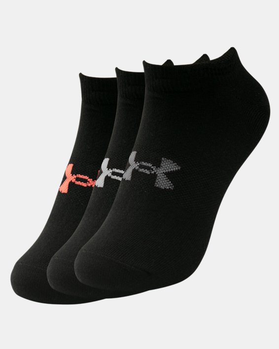 Lot de 6 paires de chaussettes UA Essential No Show pour femme, Black, pdpMainDesktop image number 0